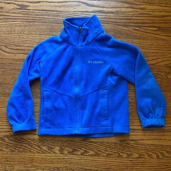 Columbia Xxs 5t Kids Blue Fleece 